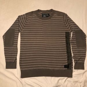 GStar Sweater Brown/Tan & Olive Green. Size L